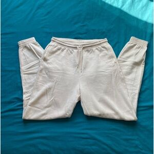 H&M Cream White Sweatpants